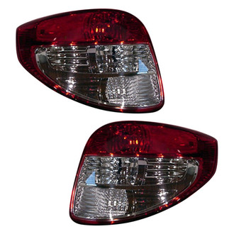 Pacific Best® - Driver and Passenger Side Replacement Tail Lights (Standard Line)