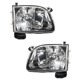 Pacific Best® - Driver and Passenger Side Replacement Headlight Set (Standard Line)