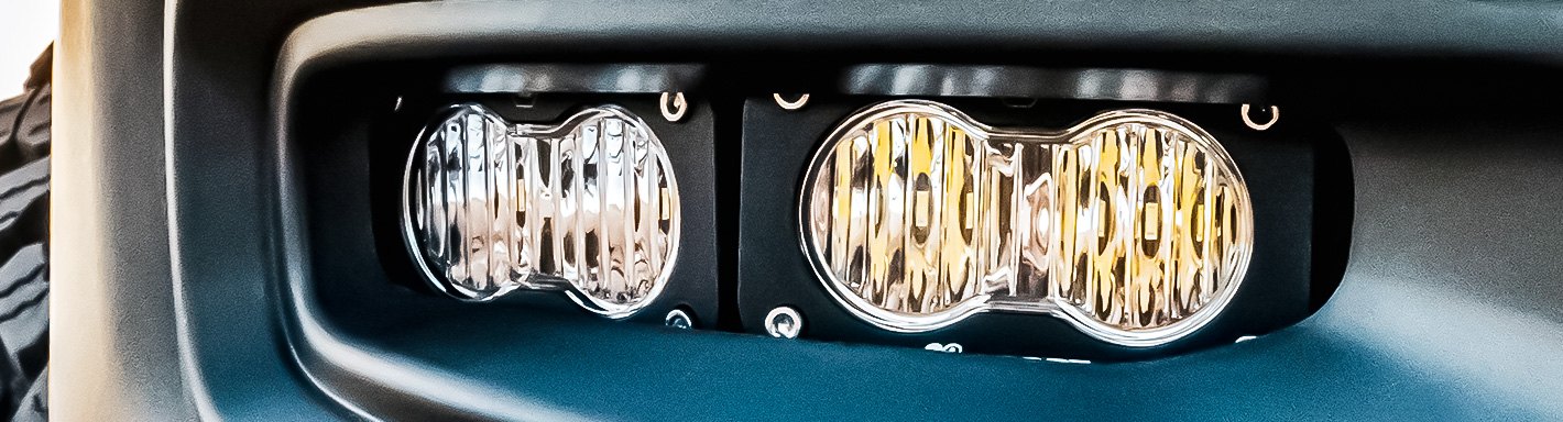 For K1500 4" Round Super White Bumper Driving Fog Light Lamp Kit Complete Set