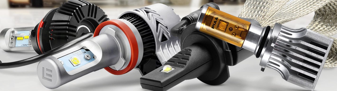 For Isuzu Trooper 1994-2002 4X LED Headlight Hi-Lo Beam Fog Light Bulbs Combo