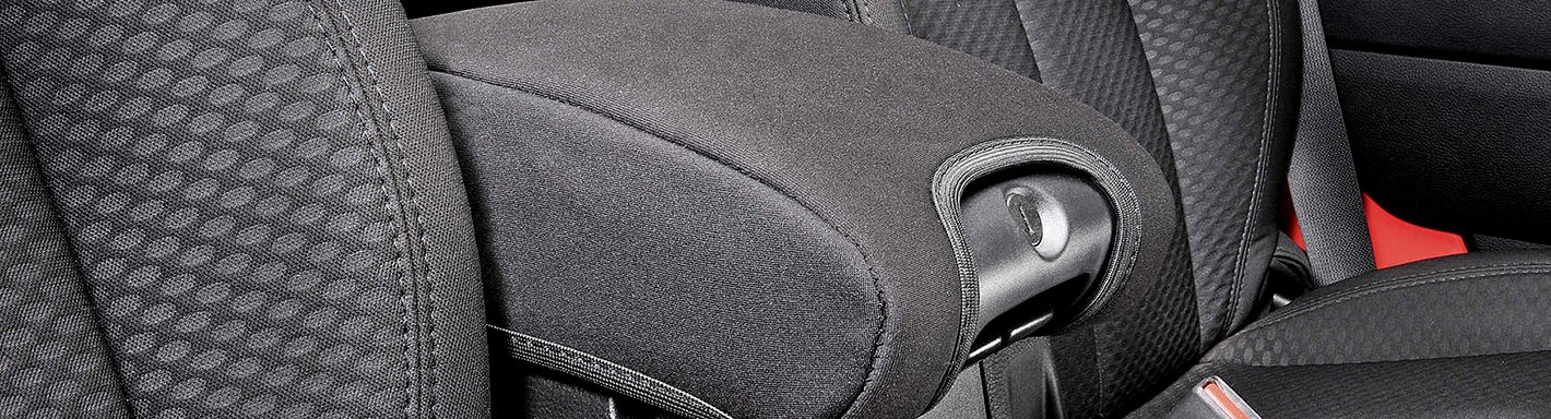 Skull Face Car Center Console Cover for Women Soft Auto Armrest Pad Universal Arm Rest Protector Cushion Accessories for Most Vehicles SUV Truck 