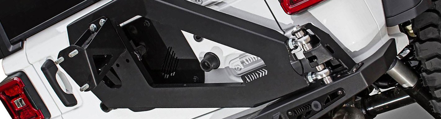 Jeep Wrangler Bumper Mounted Spare Tire Carriers - 2019