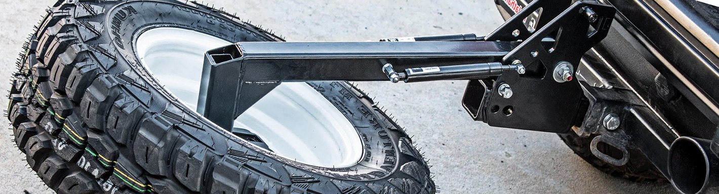 Hitch Mounted Spare Tire Carriers