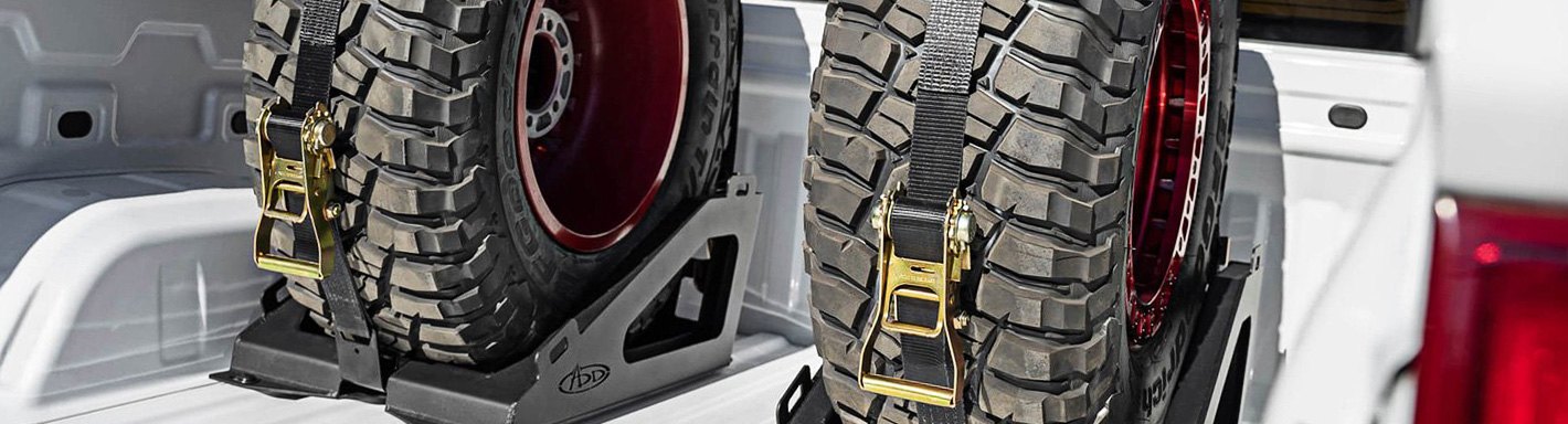 Jeep Wrangler Truck Bed Mounted Spare Tire Carriers - 2016