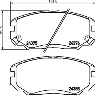 Pagid® - Brake Pad Set