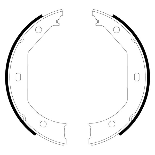 Pagid® - Parking Brake Shoe Set