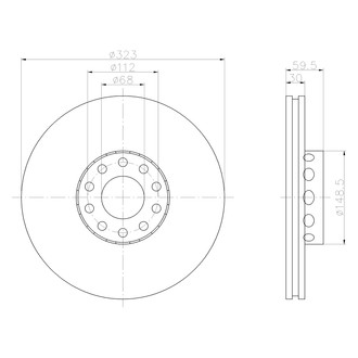 Pagid® - Vented Brake Rotor