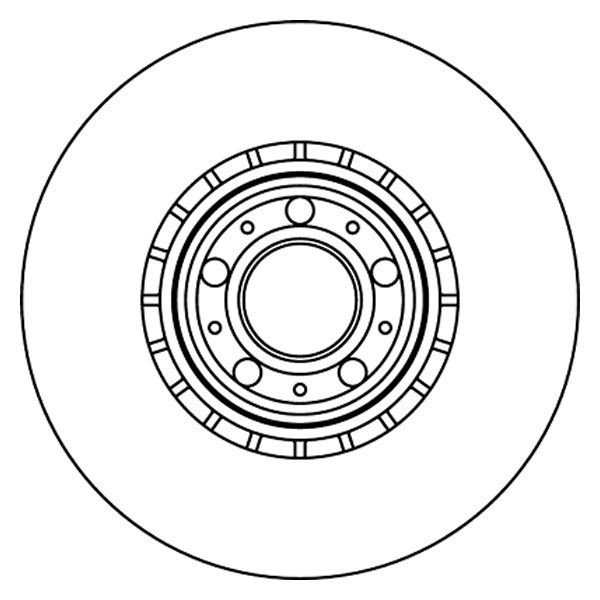 Pagid® - 1-Piece Front Brake Rotor
