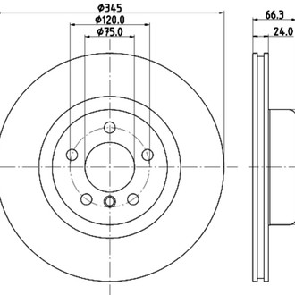 Pagid® - Rear Brake Rotor