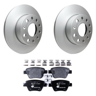 Pagid® - Rear Brake Kit with Semi-Metallic Pads