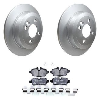 Pagid® BNDL-0877-31179796 - Rear Brake Kit with Semi-Metallic Pads