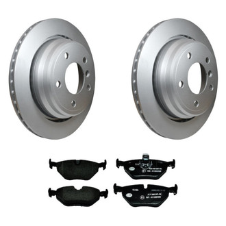 Pagid® - Rear Brake Kit with Semi-Metallic Pads