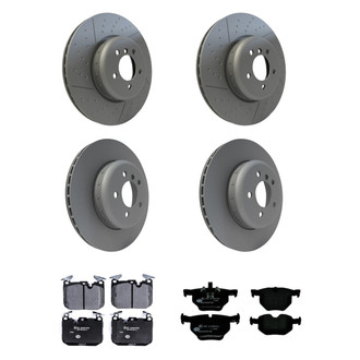 Pagid® - Front and Rear Brake Kit with Semi-Metallic Pads