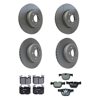 Pagid® - Front and Rear Brake Kit with Semi-Metallic Pads
