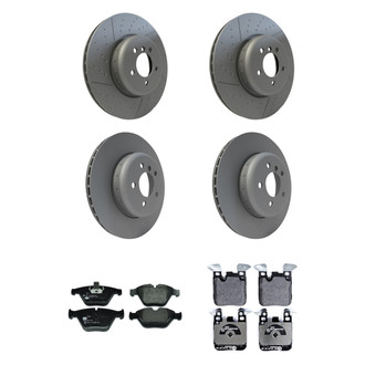 Pagid® - Front and Rear Brake Kit with Semi-Metallic Pads