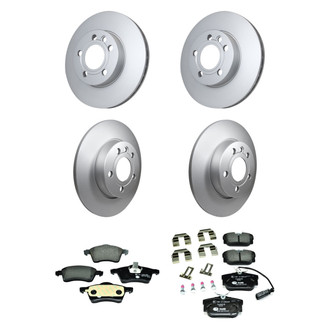 Pagid® - Front and Rear Brake Kit with Semi-Metallic Pads