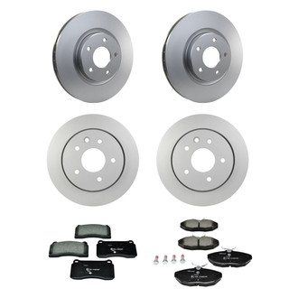 Pagid® - Front and Rear Brake Kit with Semi-Metallic Pads