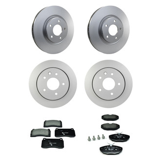 Pagid® - Front and Rear Brake Kit with Semi-Metallic Pads