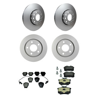 Pagid® - Front and Rear Brake Kit with Semi-Metallic Pads