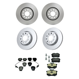Pagid® - Front and Rear Brake Kit with Semi-Metallic Pads