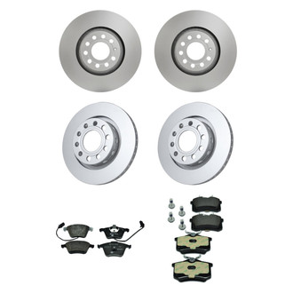 Pagid® - Front and Rear Brake Kit with Semi-Metallic Pads