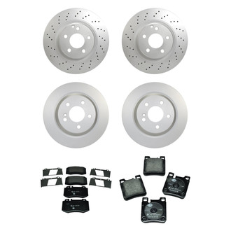 Pagid® - Front and Rear Brake Kit with Semi-Metallic Pads