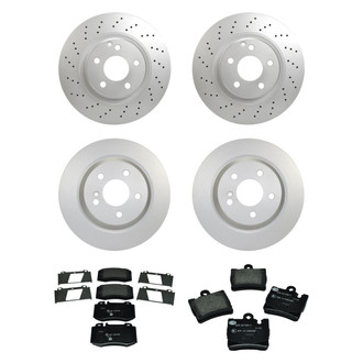 Pagid® - Front and Rear Brake Kit with Semi-Metallic Pads