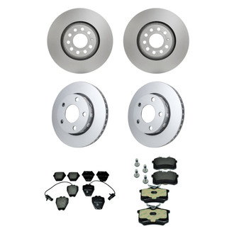 Pagid® - Front and Rear Brake Kit with Semi-Metallic Pads