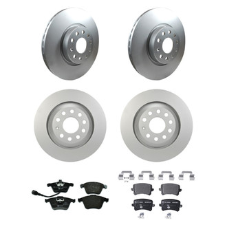 Pagid® - Front and Rear Brake Kit with Semi-Metallic Pads