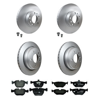 Pagid® - Front and Rear Brake Kit with Semi-Metallic Pads