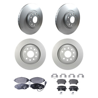 Pagid® - Front and Rear Brake Kit with Semi-Metallic Pads