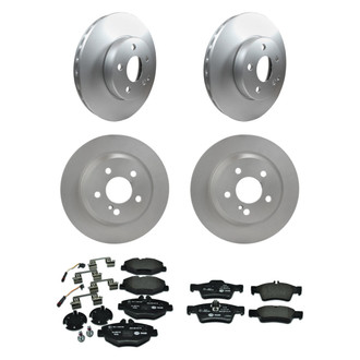 Pagid® - Front and Rear Brake Kit with Semi-Metallic Pads