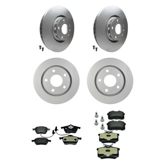 Pagid® - Front and Rear Brake Kit with Semi-Metallic Pads