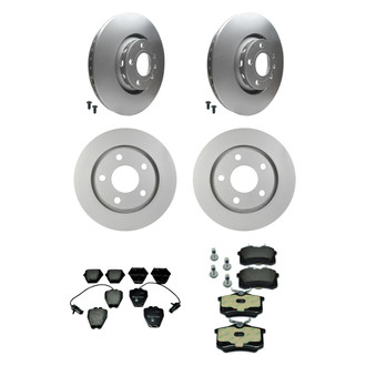 Pagid® - Front and Rear Brake Kit with Semi-Metallic Pads