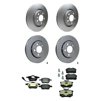 Pagid® - Front and Rear Brake Kit with Semi-Metallic Pads