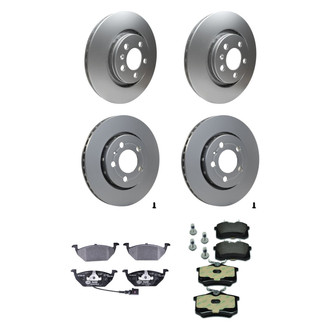 Pagid® - Front and Rear Brake Kit with Semi-Metallic Pads