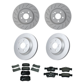 Pagid® - Front and Rear Brake Kit with Semi-Metallic Pads