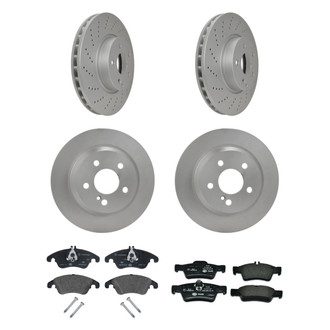 Pagid® - Front and Rear Brake Kit with Semi-Metallic Pads