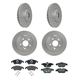 Pagid® - Front and Rear Brake Kit with Semi-Metallic Pads