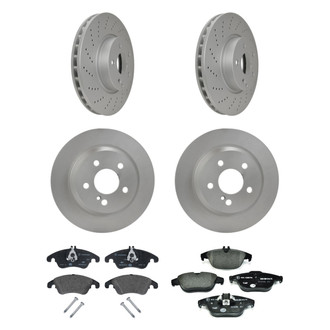 Pagid® - Front and Rear Brake Kit with Semi-Metallic Pads