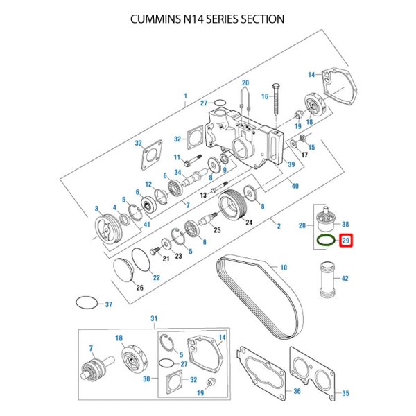 PAI® - Engine Coolant Thermostat Housing Gasket