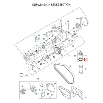 PAI® - Engine Coolant Thermostat Gasket
