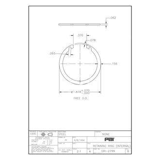 PAI® - Manual Transmission Output Shaft Bearing Retainer