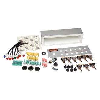 Painless Performance® 50341 - 6-Switch Extreme Off-Road Switch Panel with Push Button