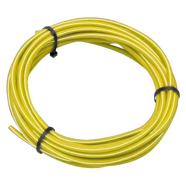 Painless Performance® - 14 Gauge Yellow TXL Wire with White Stripe (50 ft.)