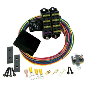 Painless Performance® - 7 Circuits Fuse Block with 50A Circuit Breaker