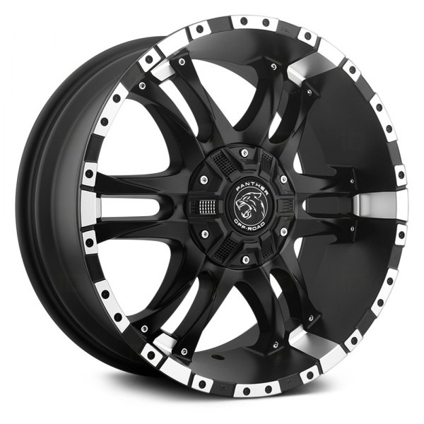 PANTHER OFFROAD® - 810 WIZARD Flat Black with Machined Flange