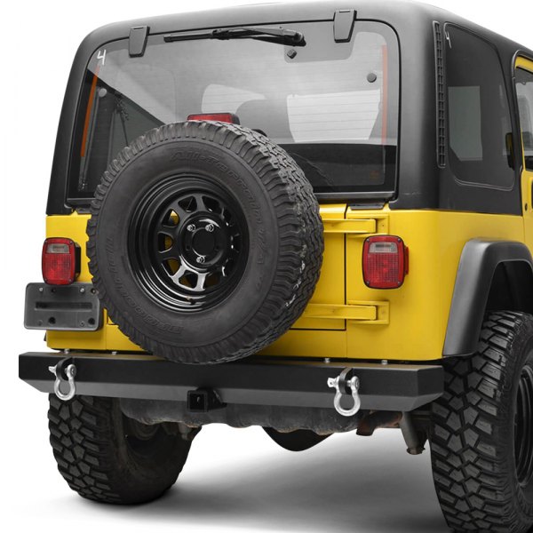 Paramount® - Off-Road™ Classic Full Width Rear HD Black Bumper