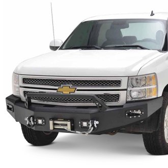 2012 Chevy Silverado Custom 4x4 Off-Road Steel Bumpers – CARiD.com