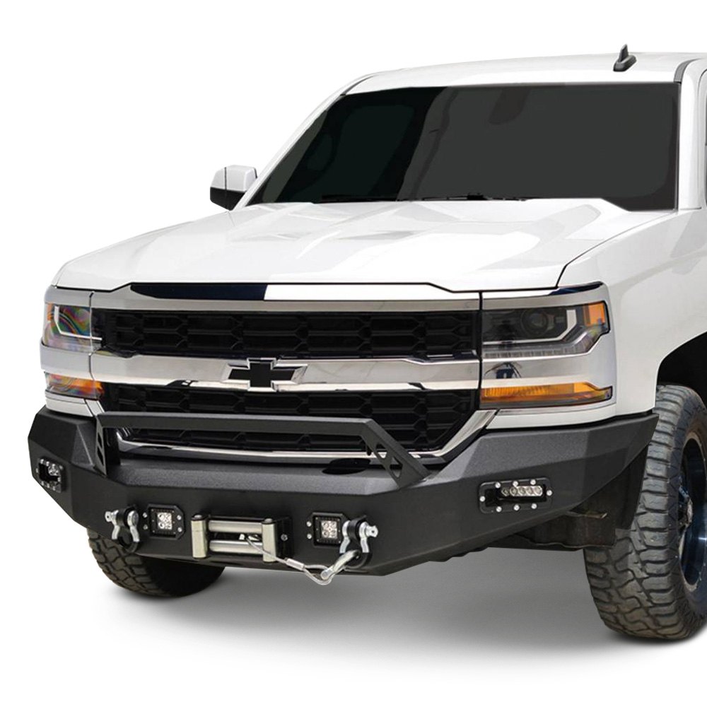 Paramount® - Chevy Silverado 1500 2016 Full Width Black Front Winch HD ...